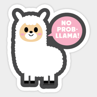 NO PROB LLAMA Sticker